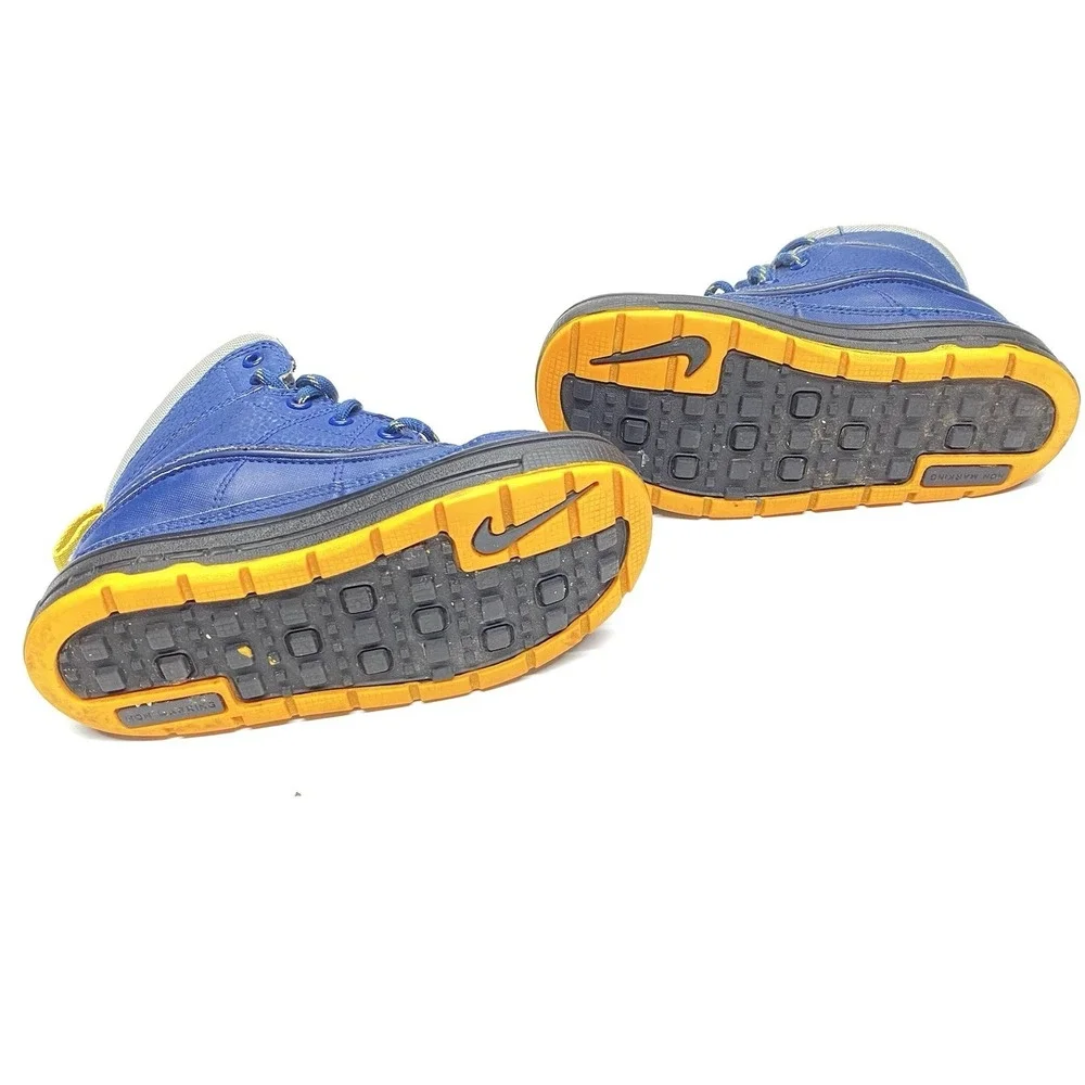 Nike Woodside ACG Duck Boot Gray Blue Outdoors Youth Size 11C 524873-402